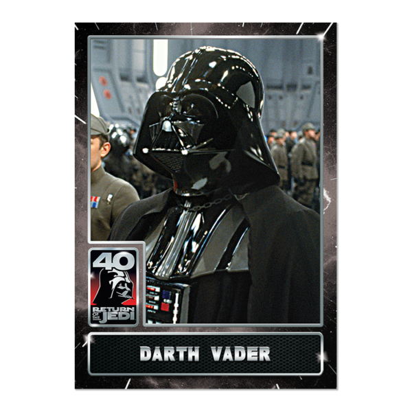 Darth Vader 3 40th Anniversary Star Wars Card